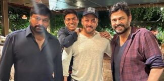 Pics of Chiranjeevi, Salman, Venkatesh partying in Hyderabad go viral
