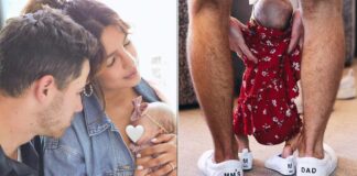 Priyanka shares picture of Nick, daughter Malti in matching sneakers
