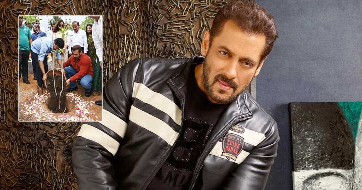Salman Khan Accepts Green India Challenge & Plants Saplings In Ramoji Film City Encouraging Fans