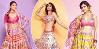 Shilpa Shetty Kundra In Colourful Lehengas Is A Sight To Behold - The Adaa, The Abs On Display Uff!