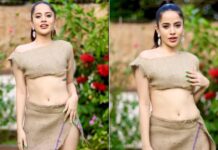 Urfi Javed Gets Brutally Trolled After Making A Two-Piece Out Of A Sack, Netizen Call Her 'Tarzan'
