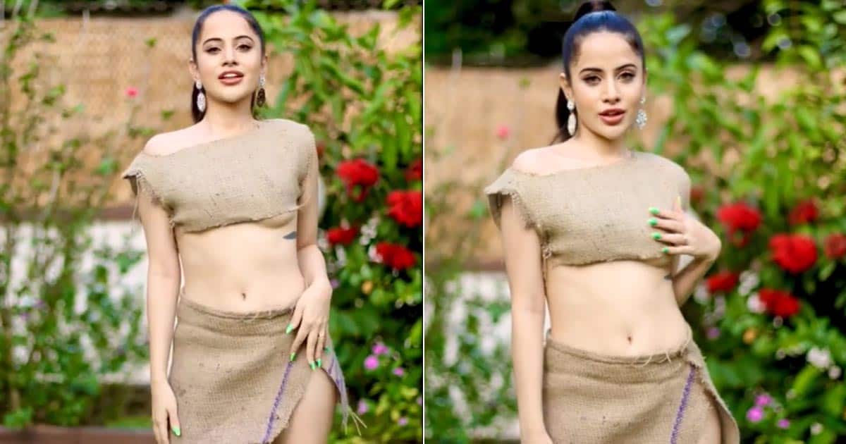 Urfi Javed Gets Brutally Trolled After Making A Two-Piece Out Of A Sack, Netizen Call Her 'Tarzan'