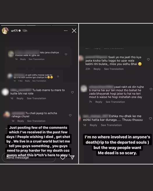 Urfi Javed Lashes At Trolls Who Wished Her Death – Read On