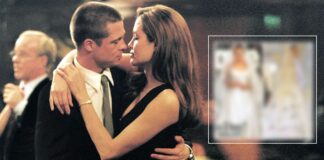 When Angelina Jolie Wore An Exclusive Atelier Versace Gown On Her Wedding With Ex-Husband Brad Pitt Featuring Drawings From Her Six Children - Deets Inside