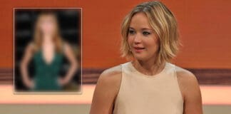 When Jennifer Lawrence Boasted The 'Queen Of Cleavages' Through Her Pretty Green Coloured Plunging Neckline Short Dress, Check Out!