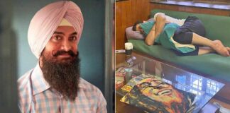 Aamir takes power nap in the thick of 'Laal Singh Chaddha' post-production
