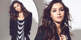 Alia Bhatt Stuns In A Black & White Shimmery Dress While Subtly Flaunting Her Baby Bump, Netizens React - Deets Inside