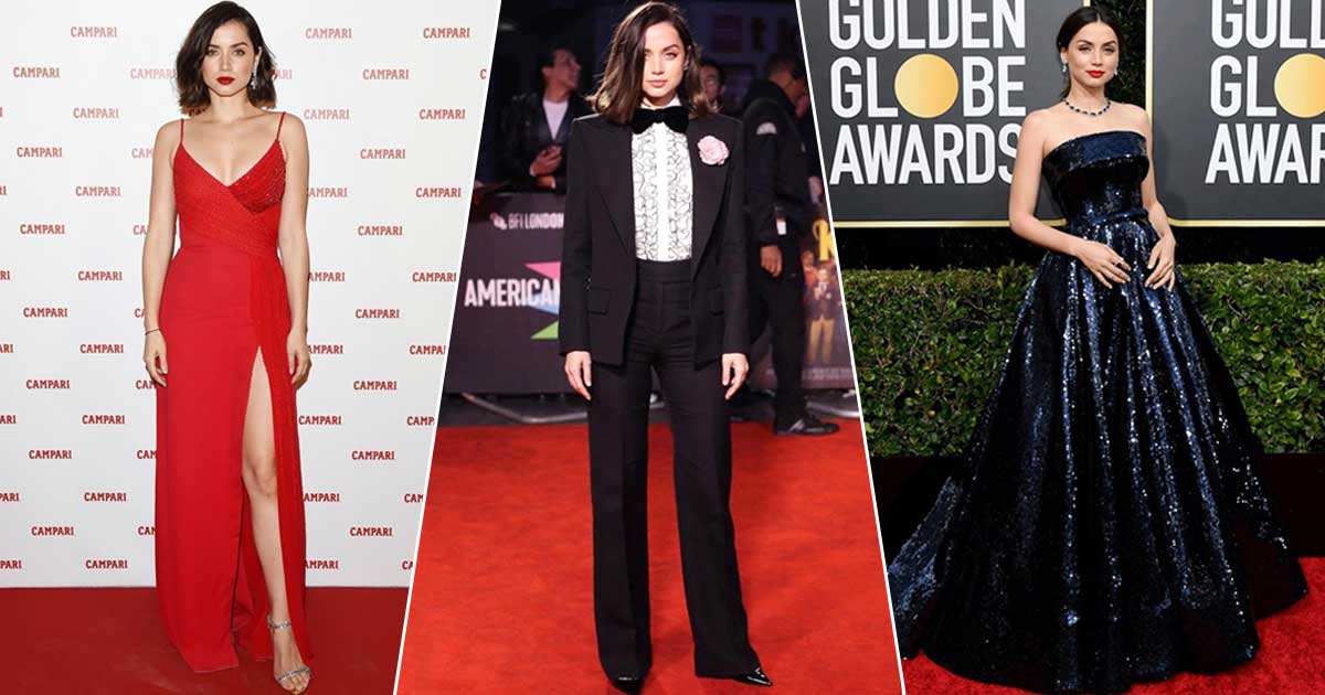 Ana De Armas' Sensual Aura Takes Her Red Carpet Game To Another Level! From  High Slits To Pantsuits, She Can Se*ify Anything