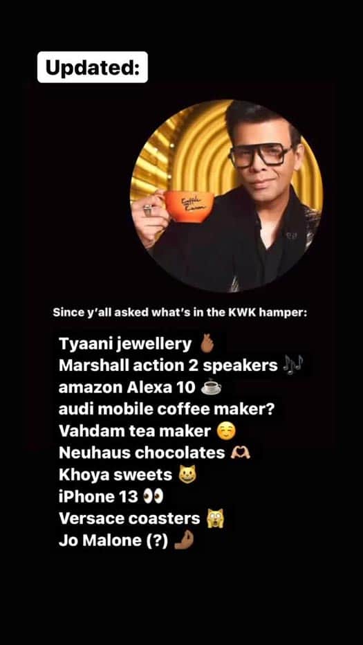 Koffee With Karan 7: Here's What Karan Johar's Lavish Rapid Fire Round Hamper Consists Of, Check Out!
