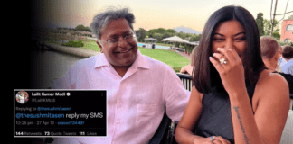 Lalit Modi Asking Sushmita Sen To Reply To His SMS Back In 2013 Has Got The Netizens ROFling As They Say “This Is Where It All Started”