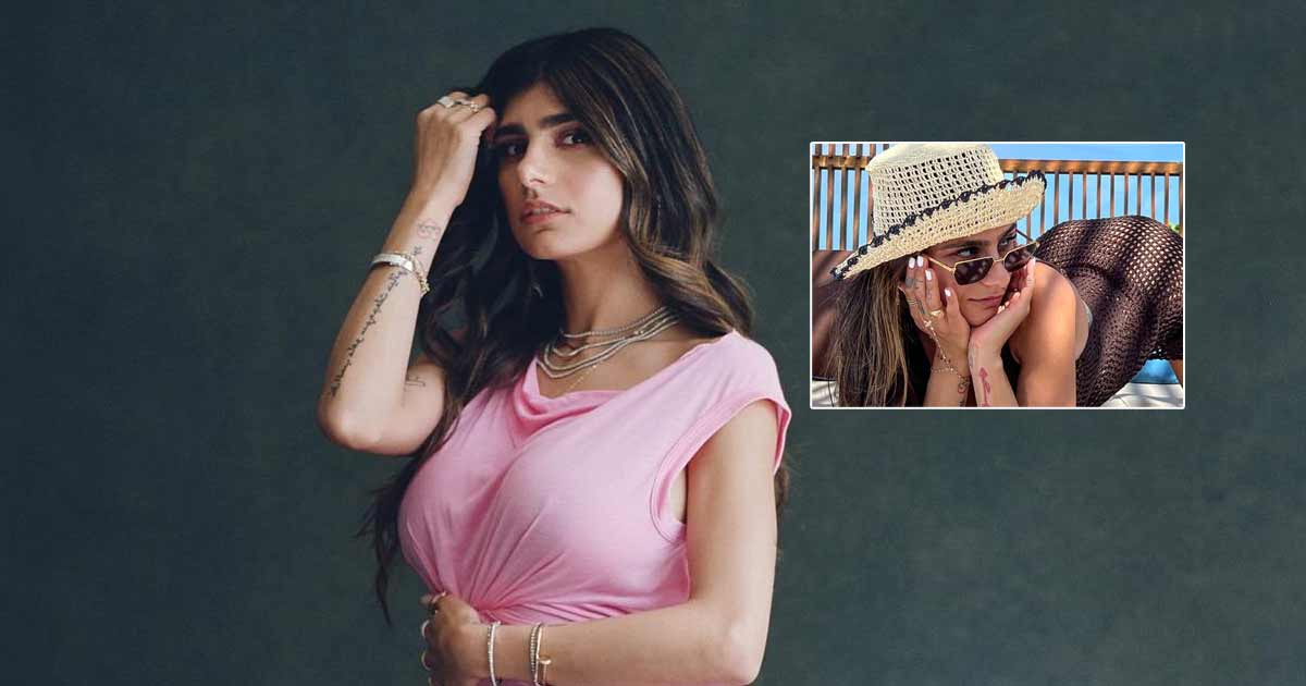 Mia Khalifa Does 'Fishnet' Stripping Through S*xy Poses Exposing Her  Hourglass Figure Through A Bikini