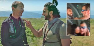 Netizens roast Ranveer Singh for kissing Bear Grylls