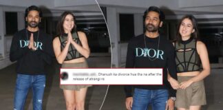 Netizens Say Dhanush Was Uncomfortable, Slam Sara Ali Khan For Her Closeness To Him At Russo Brothers’ Bash