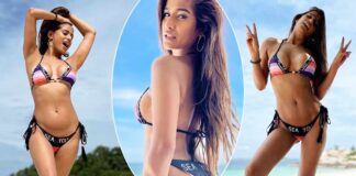 Poonam Pandey Sizzles In A Colourful Bikini Set, Fans Appreciate Her Hourglass Figure & Say "You Are So Unbelievably S*xy"