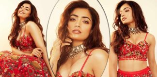 Rashmika Mandanna Looks Dreamy As She Dons A Red Lehenga Debuting On The Ramp – Pics Inside