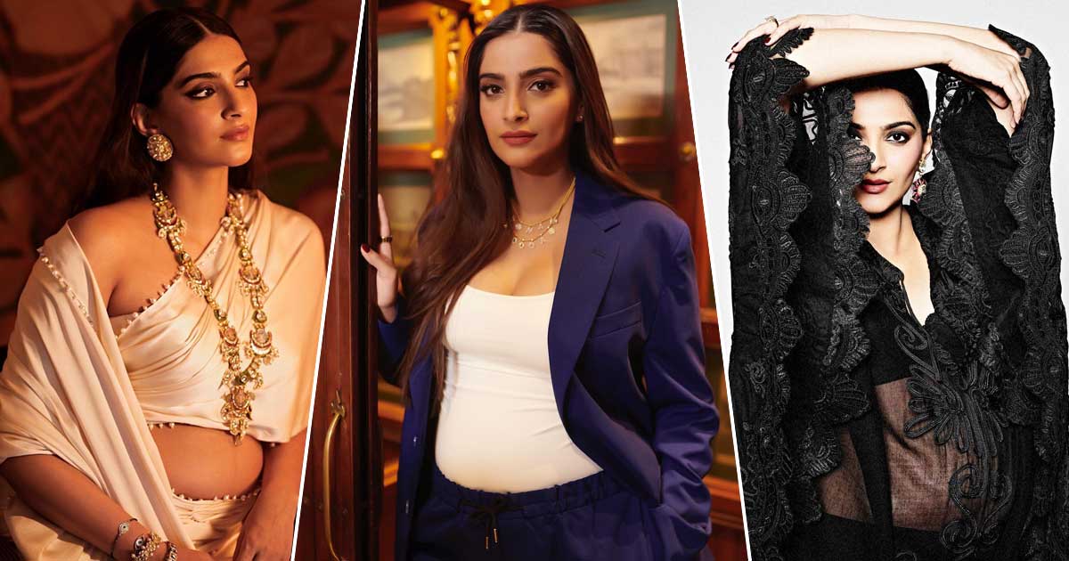Sonam Kapoor Takes It From Casual In Sweatpants To A Walking Goddess In Saree With These Maternity Looks