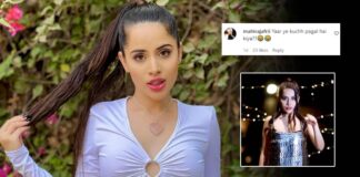 Uorfi Javed Wears A Dress Made Of Razor Blades, Netizens Aren’t Impressed!
