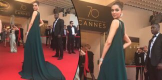 When Deepika Padukone Slayed The Cannes Red Carpet Look Like A Boss Lady In A Green Tight-high Slit Gown – Deets Inside
