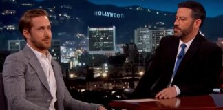 When Ryan Gosling Wore His 'Legs-Exposing' Tight Suit At Jimmy Kemmel's Show But We Won't Complain! - Watch