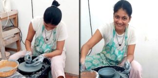 'A philosophical process': Actress Aditi Balan begins to learn pottery