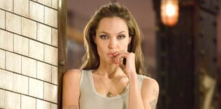 Angelina Jolie Once Wore A Couture Cocktail Shimmery Dress That Forever Amped Her Red Carpet Fashion