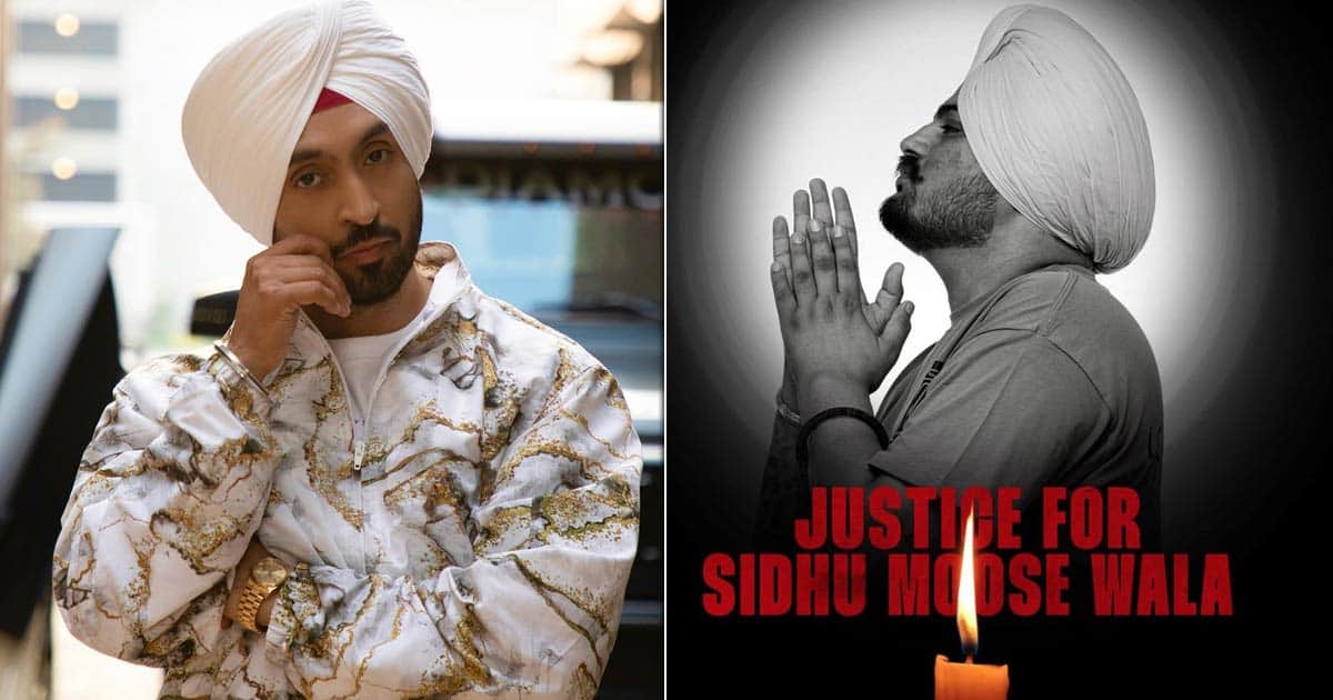Diljit Dosanjh Stands In Solidarity With Sidhu Moose Wala’s Parents, Drops A #JusticeForSidhuMooseWala Post
