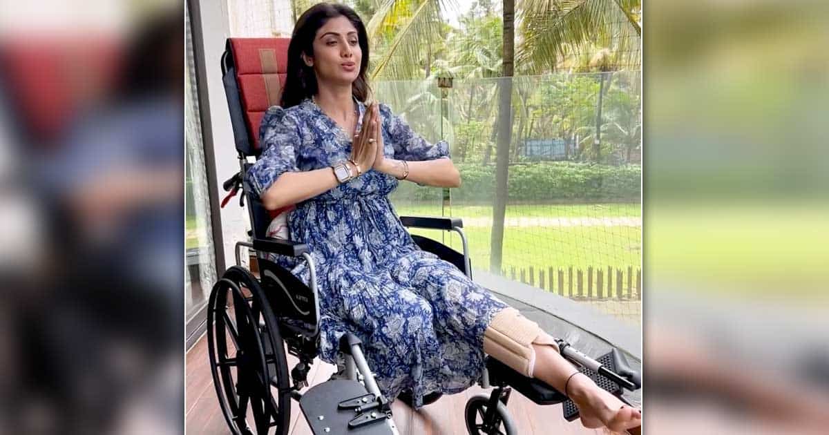 Inactivity makes you rusty, says Shilpa, as she does yogic stretches