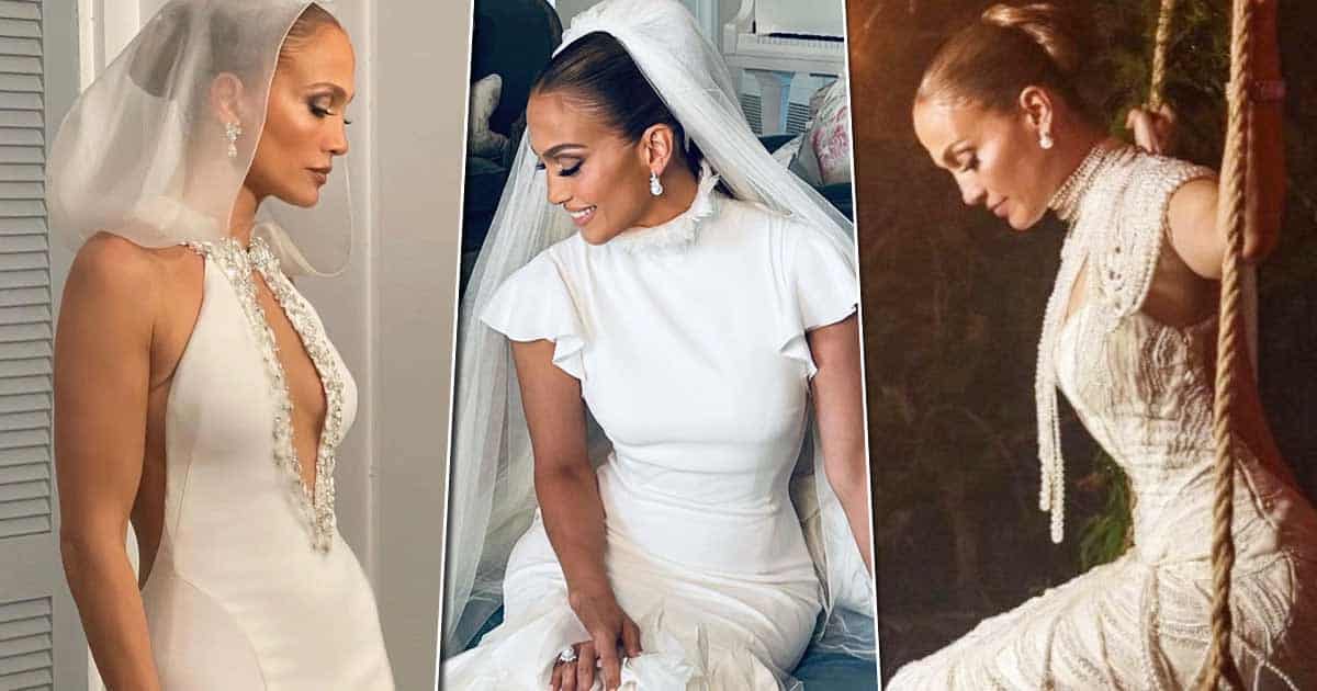 jennifer lopez wedding dress