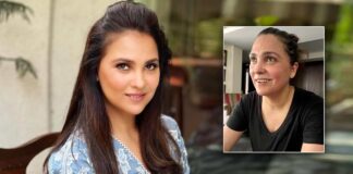 Lara Dutta shares de-glam look, urges netizens to 'keep it real'
