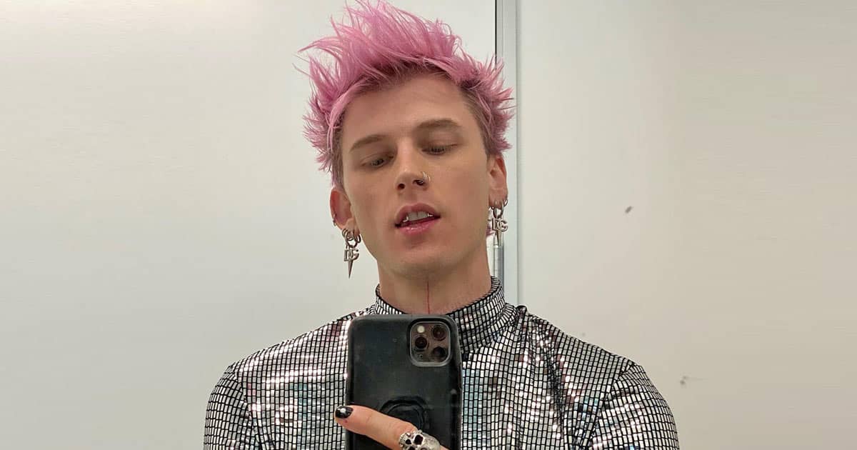 Machine Gun Kelly's Tour Bus Vandalised With Homophobic Slur