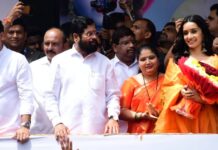 Maharashtra CM Eknath Shinde showers praises on Shraddha Kapoor, "She is one of the most loved actresses"