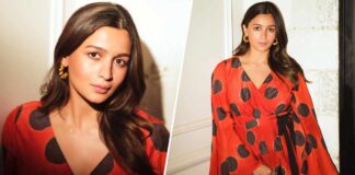 Mom-To-Be Alia Bhatt Amps Up Her Maternity Fashion By Donning A Beautiful Red-Coloured Flared Dress