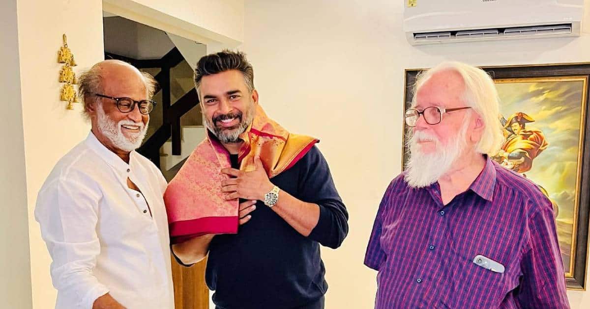 'Moment etched in eternity': Madhavan, Nambi Narayanan meet Rajinikanth
