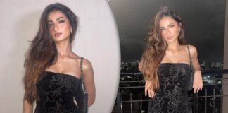 Palak Tiwari Flaunts Her Curvy Figure In An All-Black Strapless Ensemble, Netizens React - Deets Inside