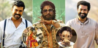 RRR Stars Ram Charan, Jr NTR & Allu Arjun’s Pushpa Gets Ganesh Twist