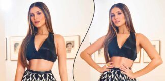 Tara Sutaria's Geometric & 3D-Effect Lehenga Is Quite Extraordinary