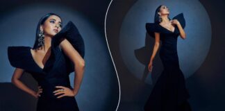 Tejasswi Prakash's Elaborate Sleeved Gown Makes Her The Perfect Silhouette For An Award