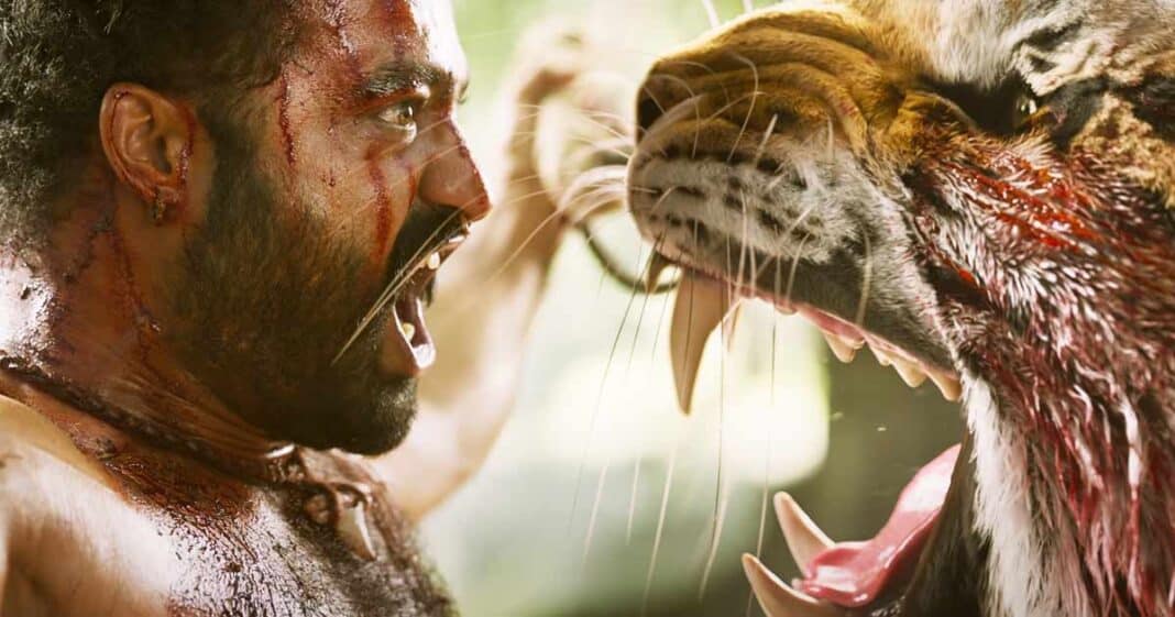 RRR's Spectacular Making! Jr NTR Was Indeed Shooting With A Tiger In ...
