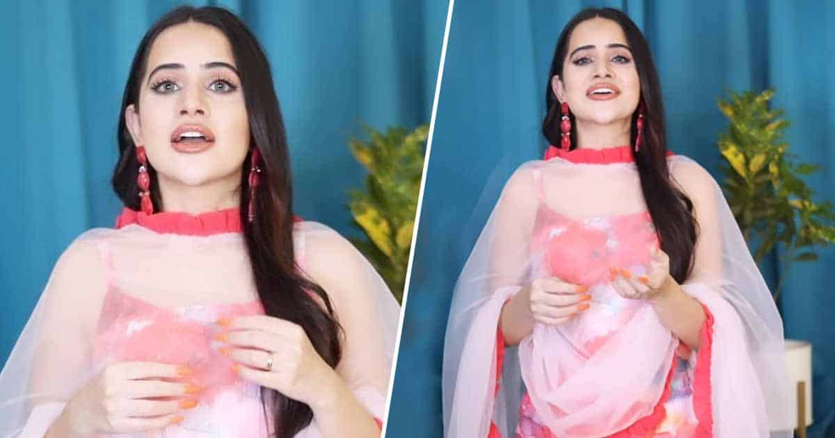 Uorfi Javed Croons ‘Shree Ganeshay Dheemahi’ In A Decent Salwar Suit – Watch