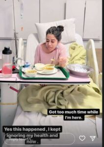 Urfi Javed hospitalised, neglected her health severely