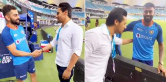 Watch ‘Maaro Mujhe Maaro’ Fame Momin Saqib Conversation With Virat Kohli & Hardik Pandya Post India VS Pakistan Match