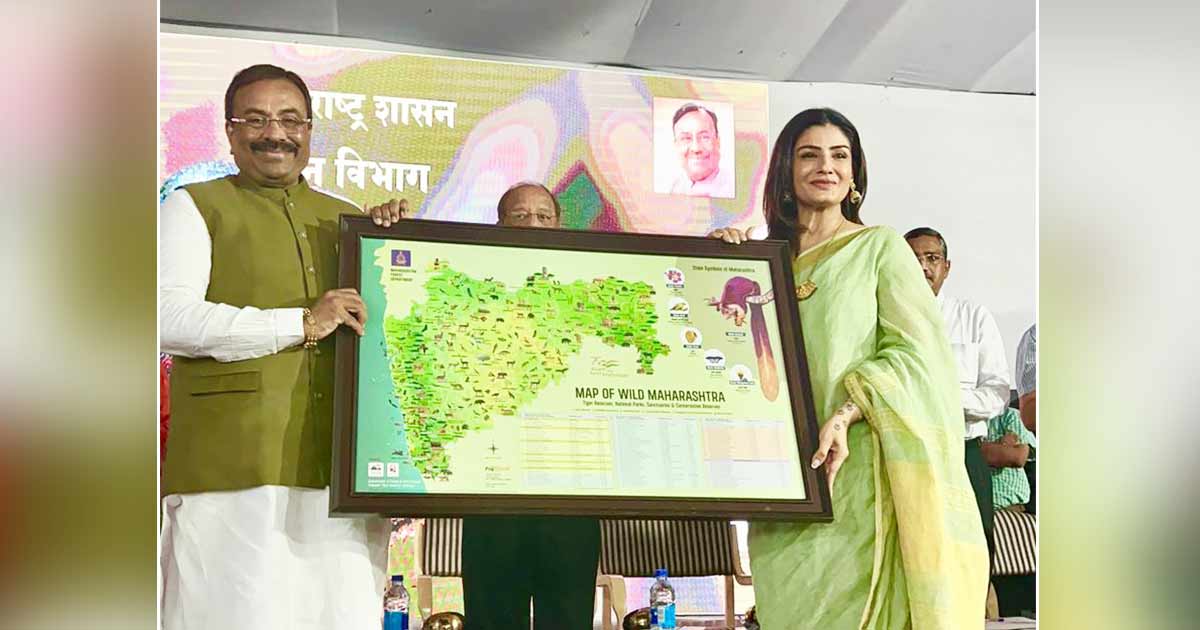 Actress Raveena Tandon Becomes The Wildlife Goodwill Ambassador Of Maharashtra
