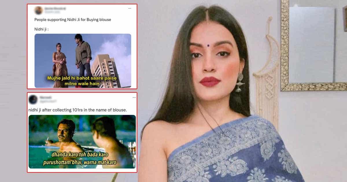 Astrologer Nidhi Chaudhary Gets Massively Trolled Over Not Wearing A Blouse Within Saree