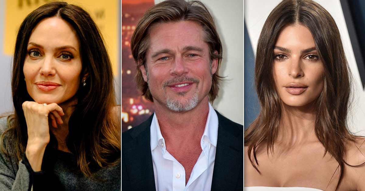 Brad Pitt & Emily Ratajkowski Keeping Their Romance Casual Cause Of Ongoing Ex Drama? “Brad Worries Angelina Jolie Will Badmouth Him To Their Kids,” Says Source