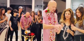 Hrithik Roshan Celebrates Rakesh Roshan’s 73rd Birthday With Close Friends, Family & Kids Hrithik Roshan Celebrates His Father’s 73rd Birthday Along With The Rest Of The Family; Checkout