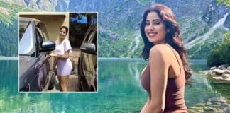 Jahnvi Kapoor Gets Brutally Trolled For Donning White Crop Top & Lilac Training Shorts During Recent Gym Spotting, One Commented "Itna Nanga Ho Kar Bhi Flop He Hai...."