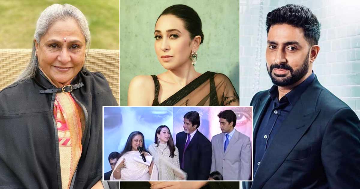 Karishma Kapoor Ka Xxx Video - When Jaya Bachchan Introduced A Blushing Karisma Kapoor As Her To-Be Bahu  Saying â€œThat's Abhishek Bachchan's Gift To His Parentsâ€ â€“ Video Inside