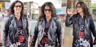 Kajol Walks Fast As Paparazzi Walking Backwards Says “Gir Jaayenge”, Netizens Slam Actress Saying “Inko Attitude…” Kajol Weird Fast Walk & Maxi With A Leather Jacket Have Trolling Her, Say “Nighty Phen Kr Kha Nikal Gai”