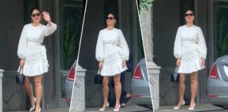Kareena Kapoor Khan Dazzles In A White Short Dress With Bold Red Lips For Her Birthday Celebration, Check Out