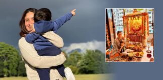 Kareena Kapoor Khan’s Stunning Photos With With Baby Jeh In Front Of Ganapati Go Viral